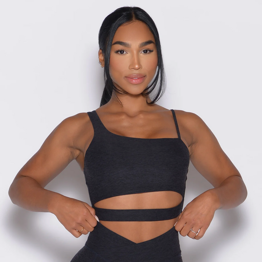 Asymmetrical Bra Black