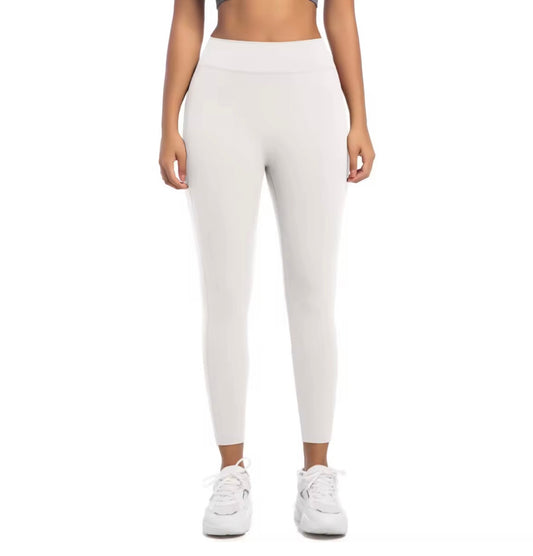 Cargo Pocket Leggings White