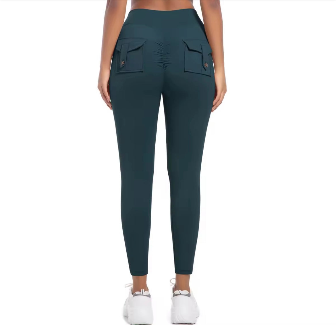 Cargo Pocket Leggings Green