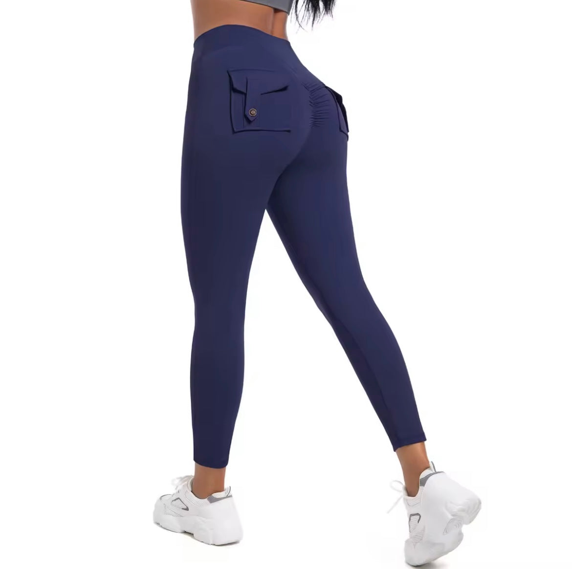Cargo Pocket Leggings Navy