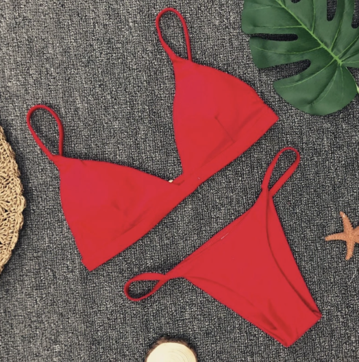 Rio Breeze Bikini Set Red