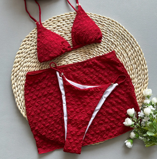 Ipanema Crinkled Bottom Red