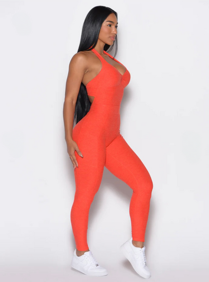 Seamless Sculpt Bodysuit Red