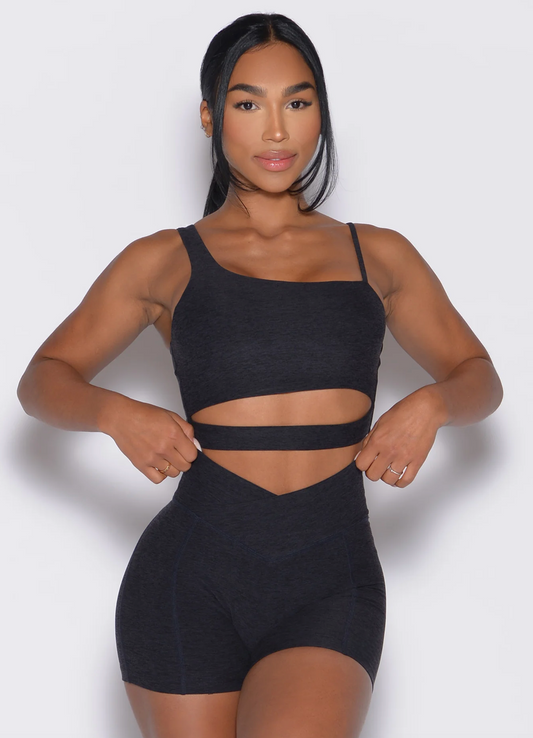 Asymmetrical Bra Black