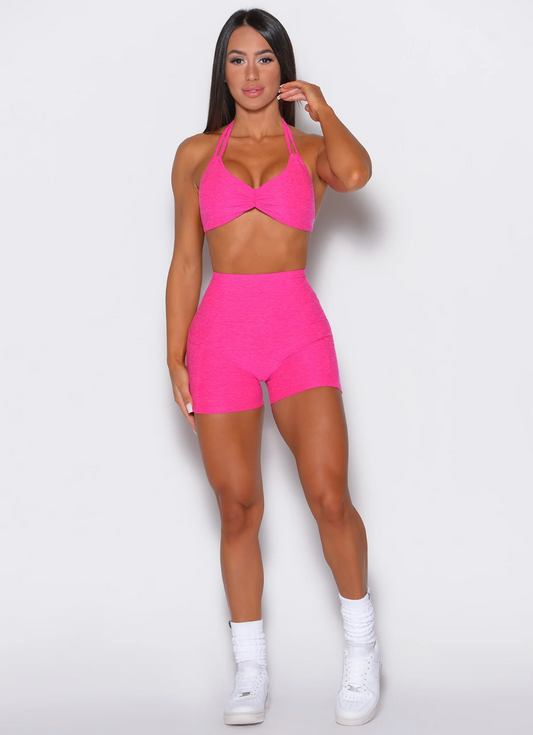 Brazilian Butterfly Sports Bra Pink