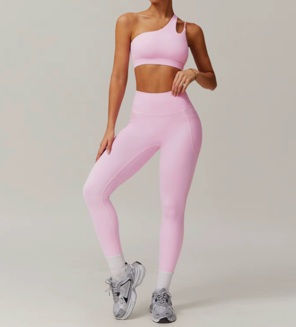 Sculpting Pocket Tights Pink