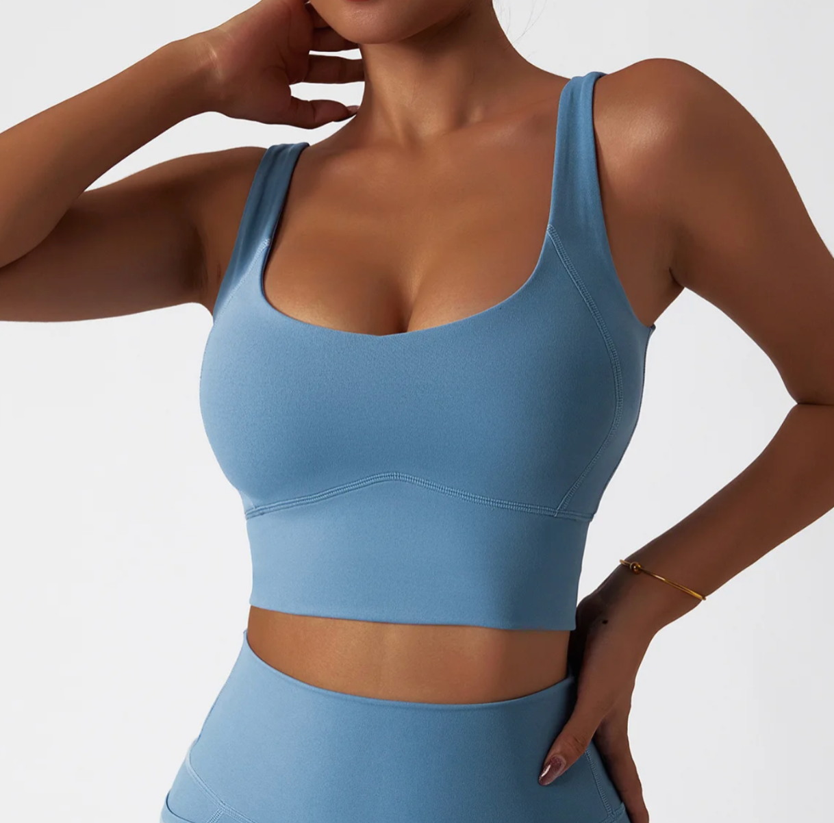 Sculpting Sports bra Sky Blue