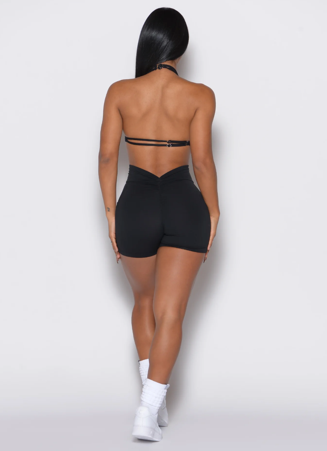 Brazilian Butterfly Sports Bra Black